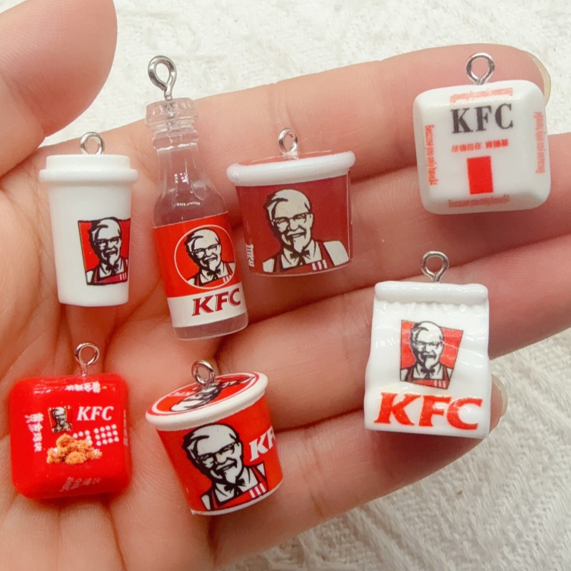 Party Favor Bag - 10 buah gantungan kunci tas makanan