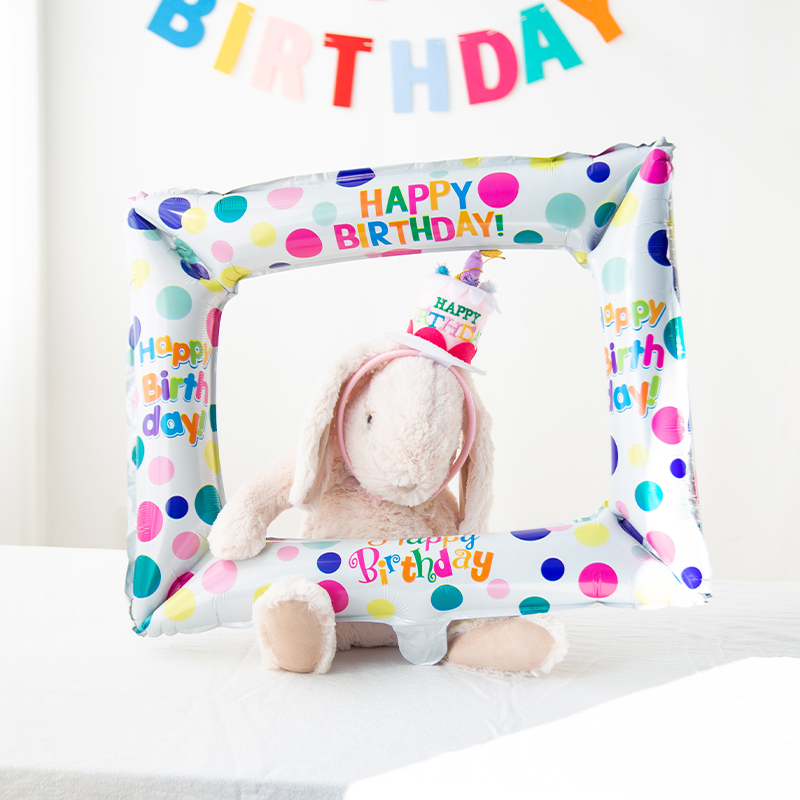 Photo Booth Frame - Balon Bingkai Foto Dekorasi Pesta Selamat
