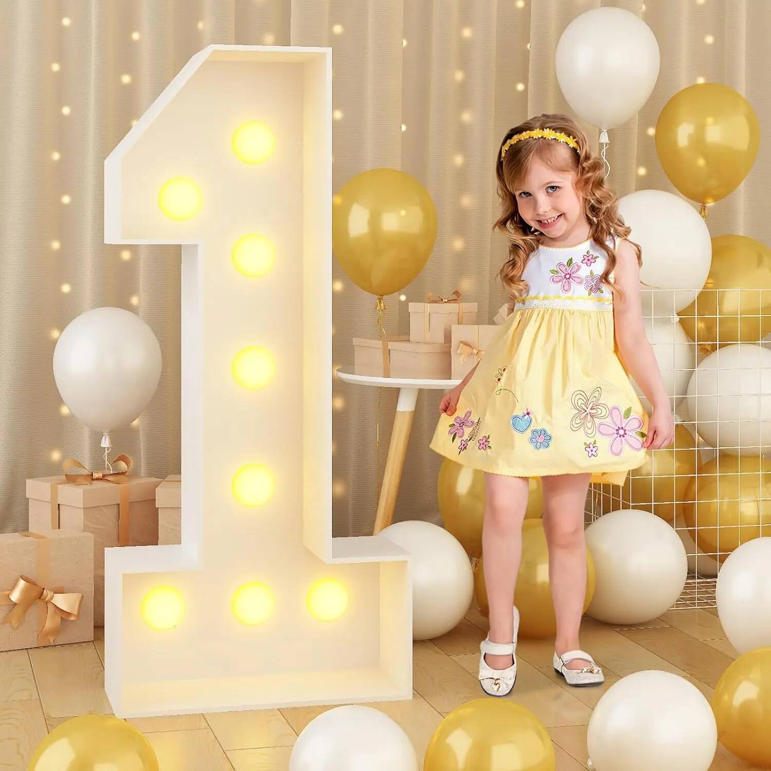 Led Balloon Light - Lampu LED Angka Raksasa untuk Dekorasi