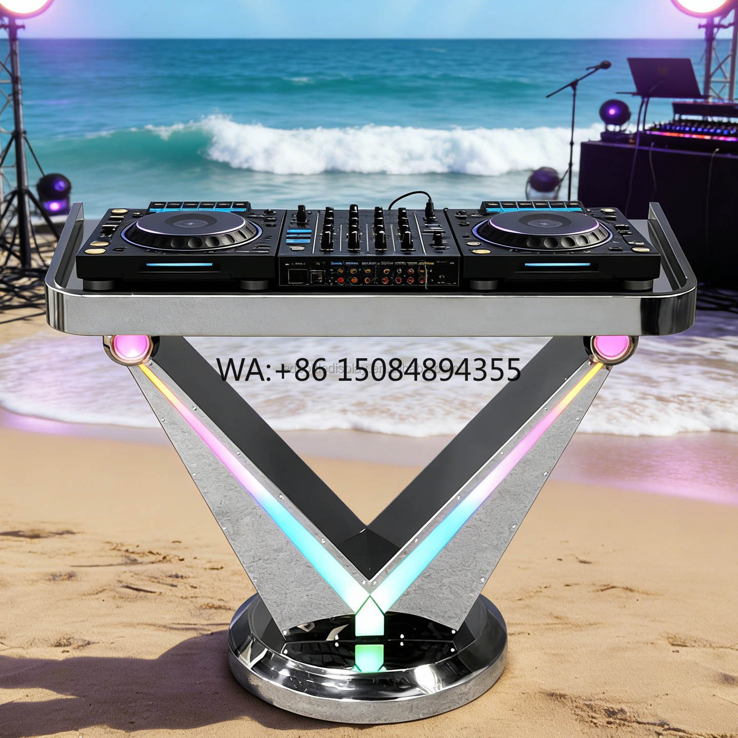 Event Party Dj - Meja DJ Booth Mewah Kontemporer LiqVis