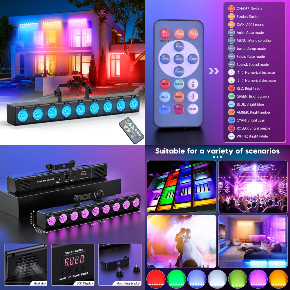 Event Party Dj - Lampu Sorot Dinding RGB 36W untuk