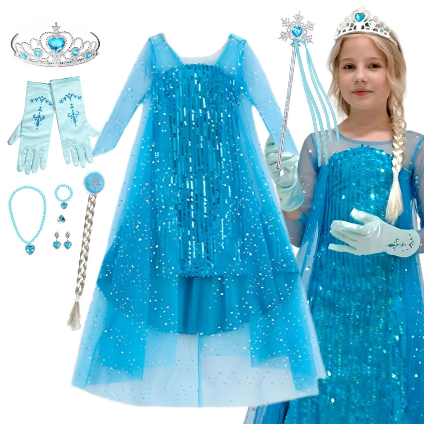 Glitter Tablecloth - Gaun Maxi Putri Cantik untuk Anak