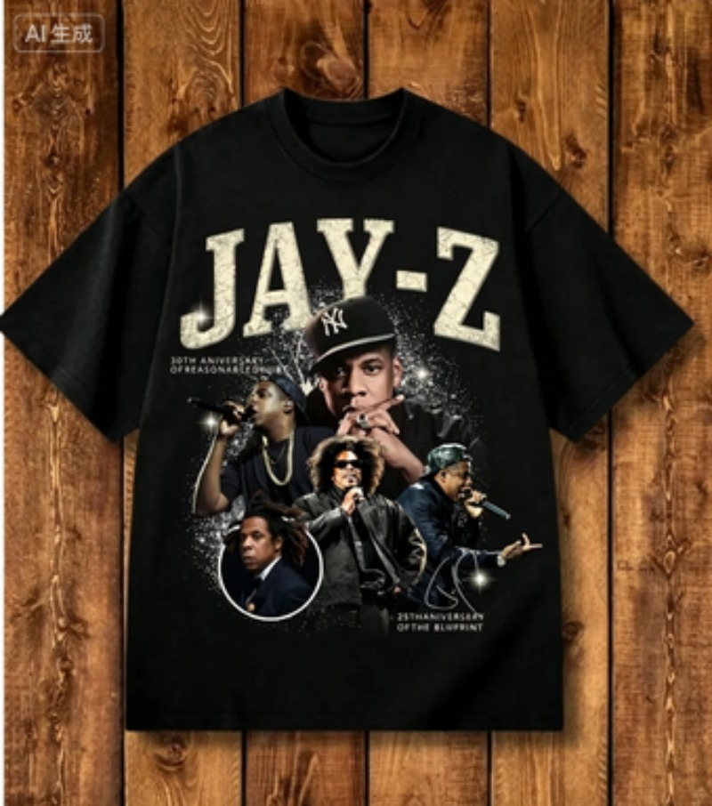 Event Z - Kaos Vintage Jay-Z Rap Star Collage