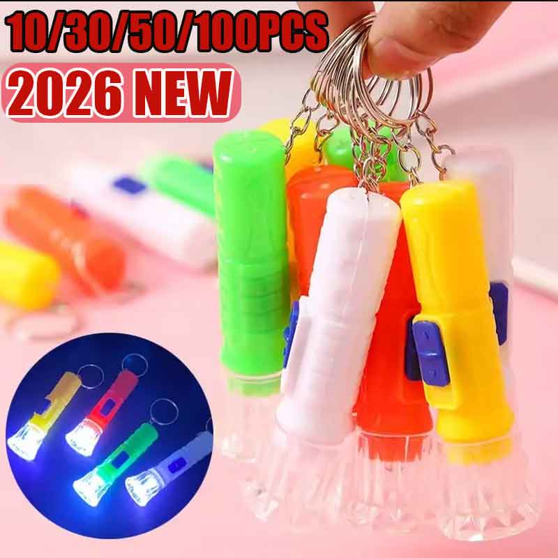 Party Favor Bag - 10/30/50/100 Buah Mainan Lampu Senter LED