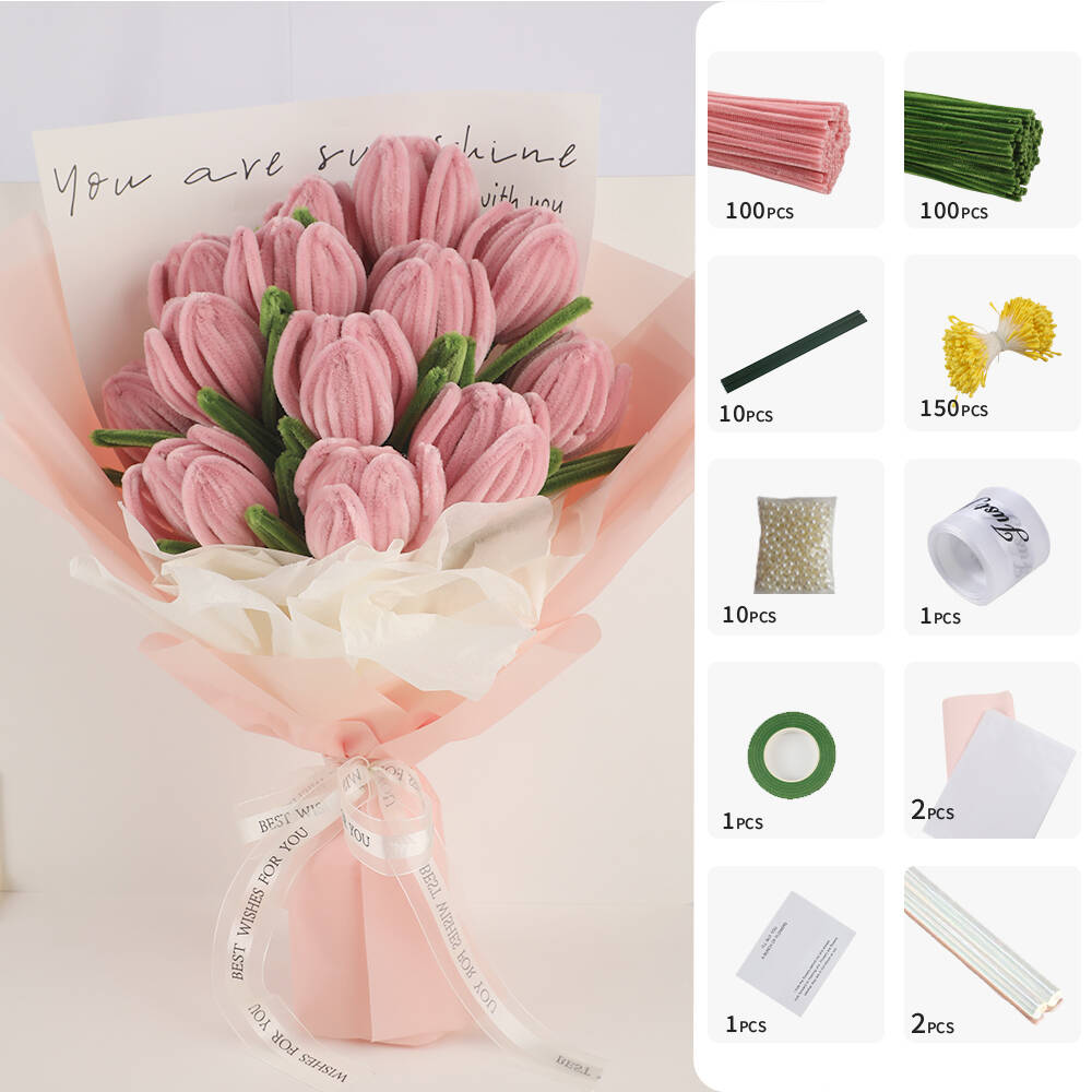 Papercraft Supply Ribbon - 200pcs Pembersih Pipa untuk Kerajinan dengan