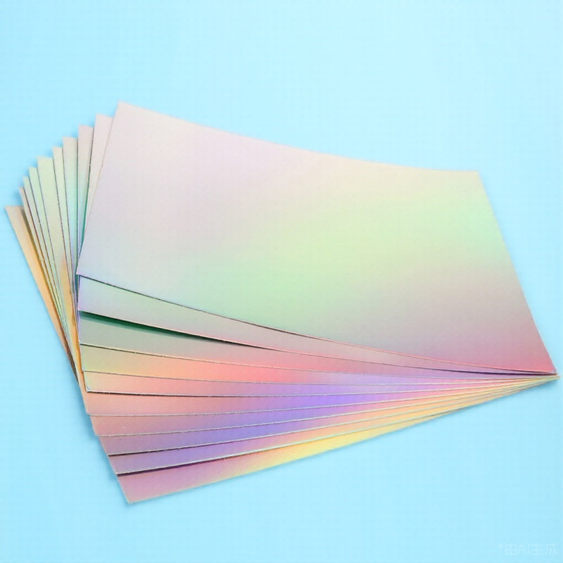 Papercraft Supply Invitation - 10 Lembar Kertas Karton Holografik untuk