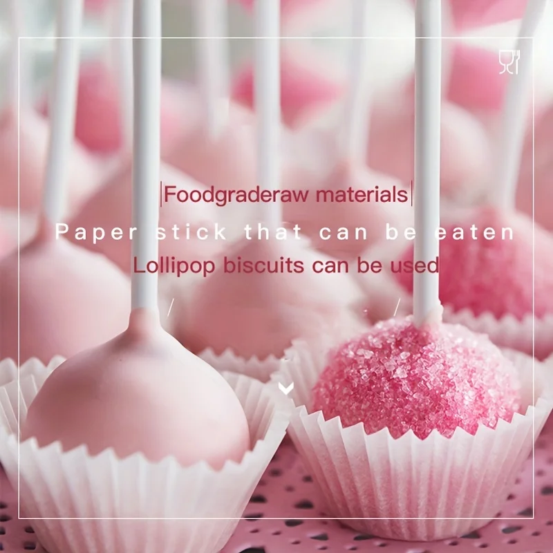 Paper Straw Color - 100 Buah, Stik Kue Kertas Kraft