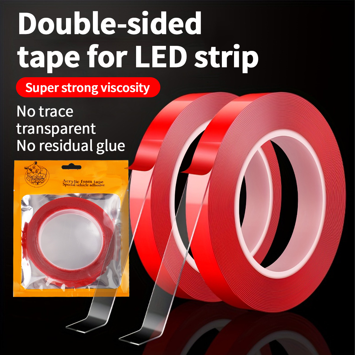 Led Balloon Light - Pita Perekat Lampu LED Strip Nano