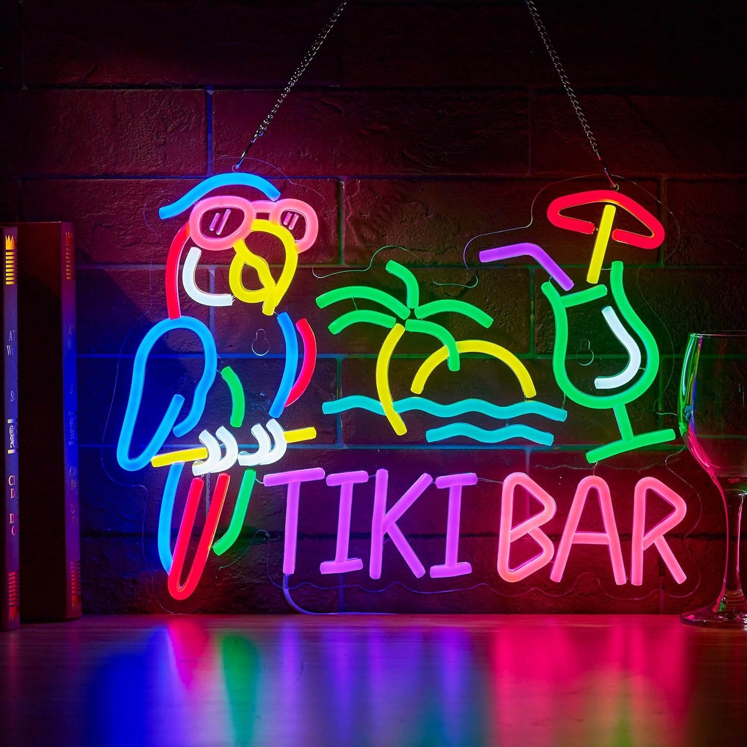 Neon Sign Party - Lampu Neon LED USB Bentuk Burung