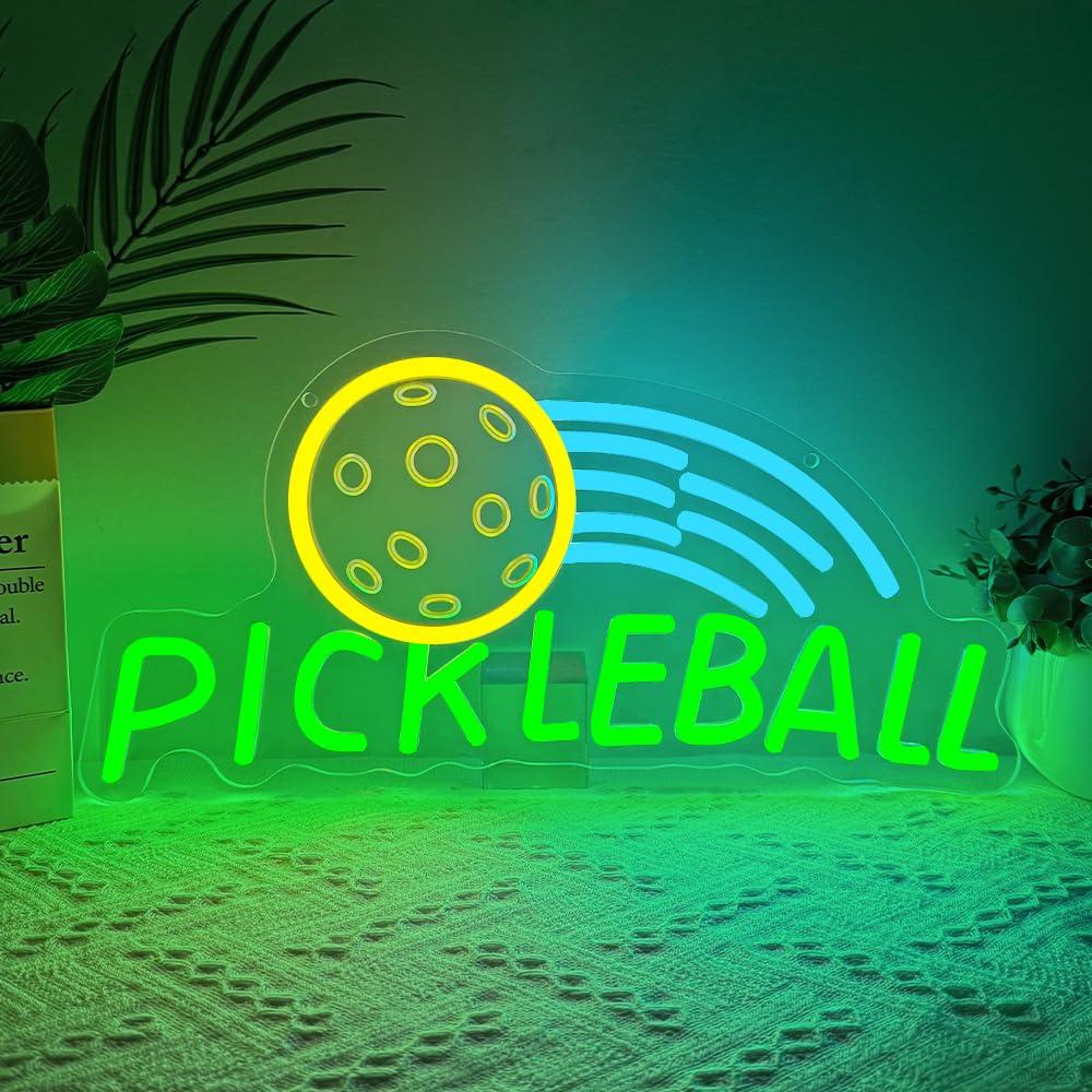 Neon Sign Party - Lampu Neon Pickleball USB LED yang