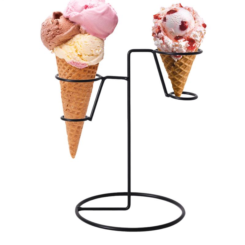 Cotton Candy Cone - Tempat Kerucut Es Krim Besi Hitam