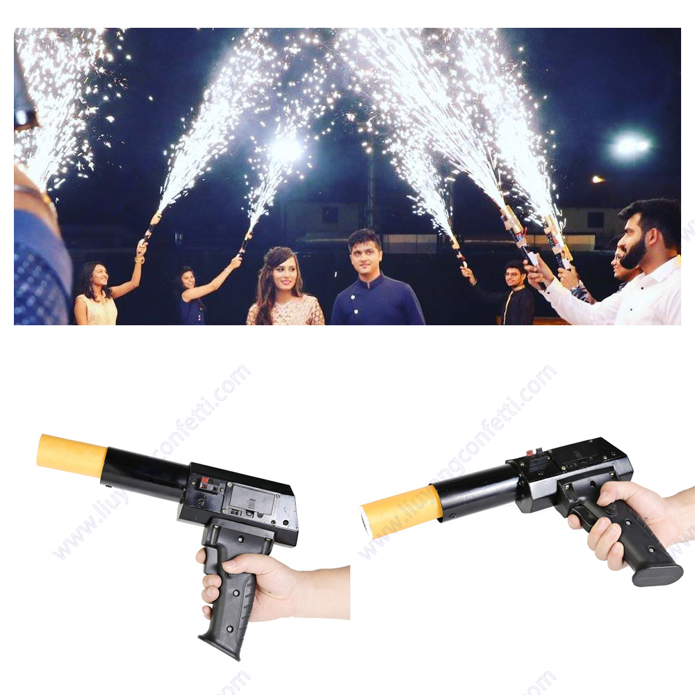 Confetti Cannon Tube - Pistol Pyro Dingin Pegangan Tangan Penembak