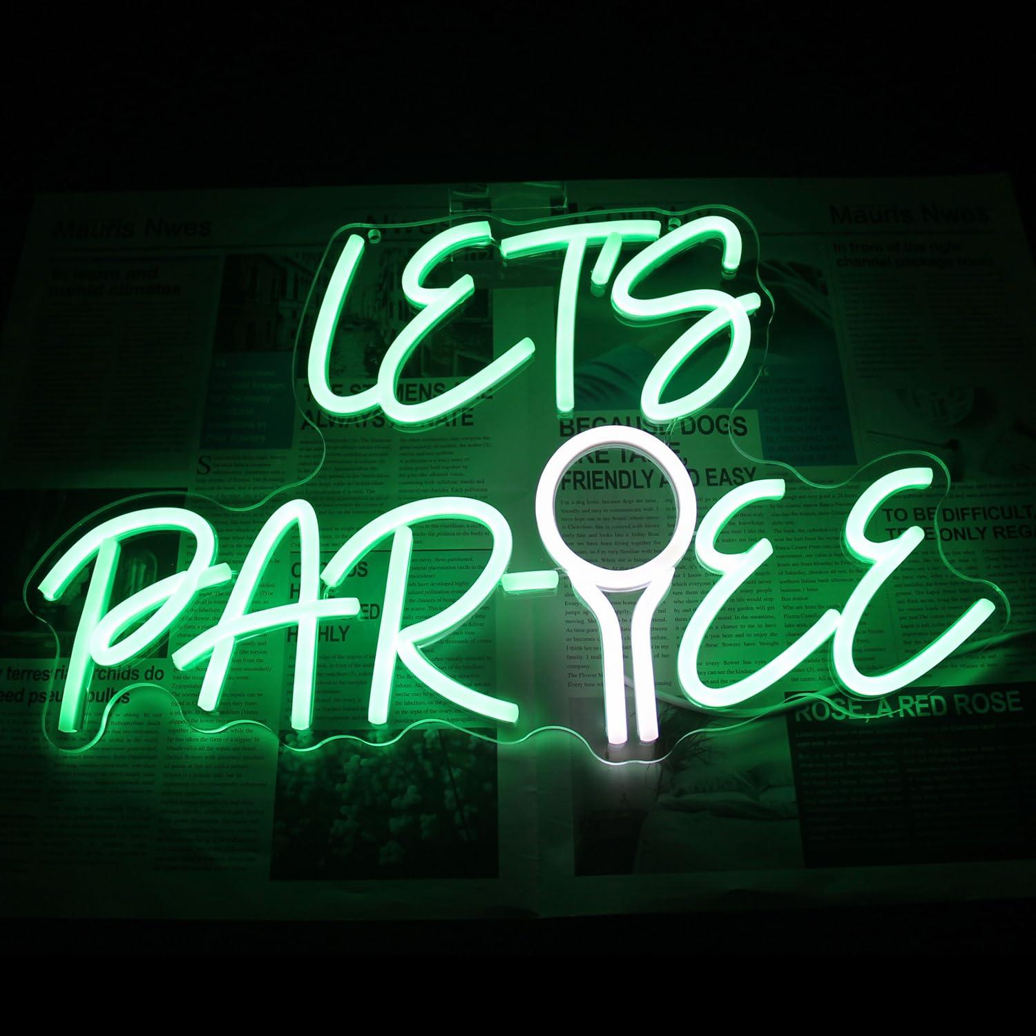 Lampu Neon LED USB Dimmable Be - Neon Sign Party ulasan dan harga