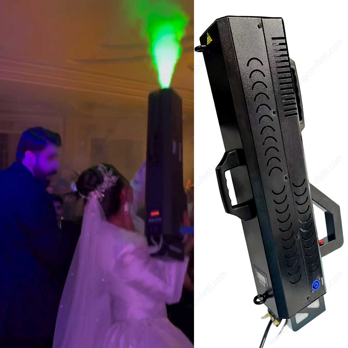 Mesin Fog Gun Semprot Portabel - Confetti Cannon Tube ulasan dan harga