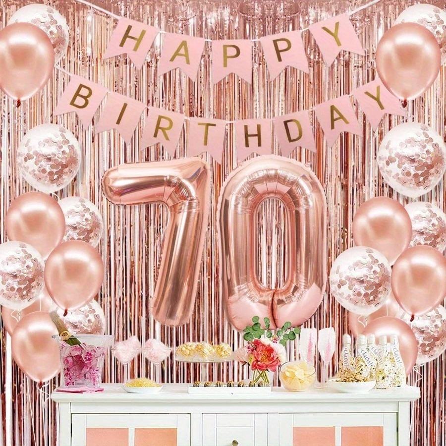 58Pc/Set Balon Foil Angka 40 I - Party Banner Gold ulasan dan harga