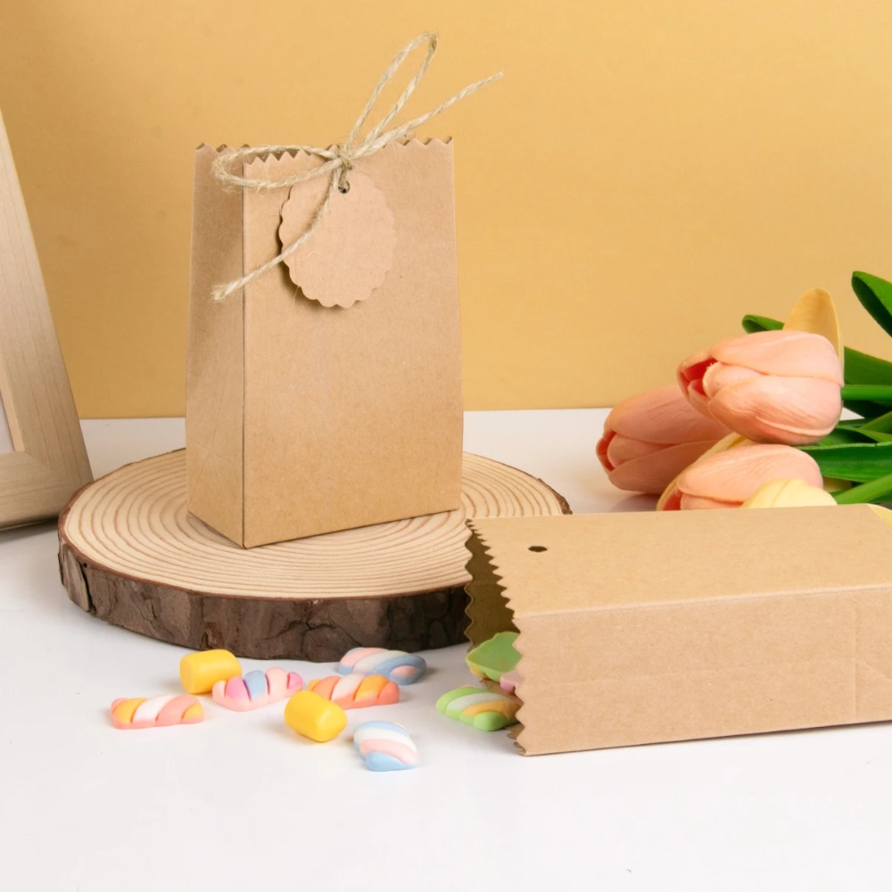 Kotak Hadiah Kertas Kraft Retr - Party Favor Bag ulasan dan harga