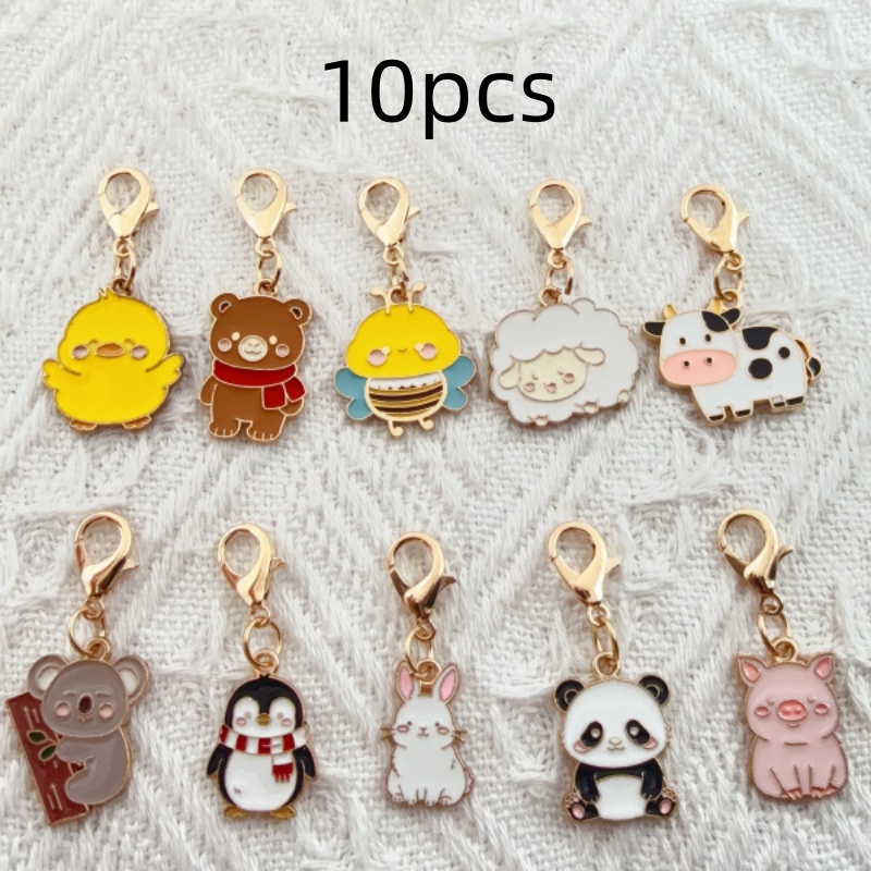 10 buah gantungan kunci hewan  - Party Favor Bag ulasan dan harga
