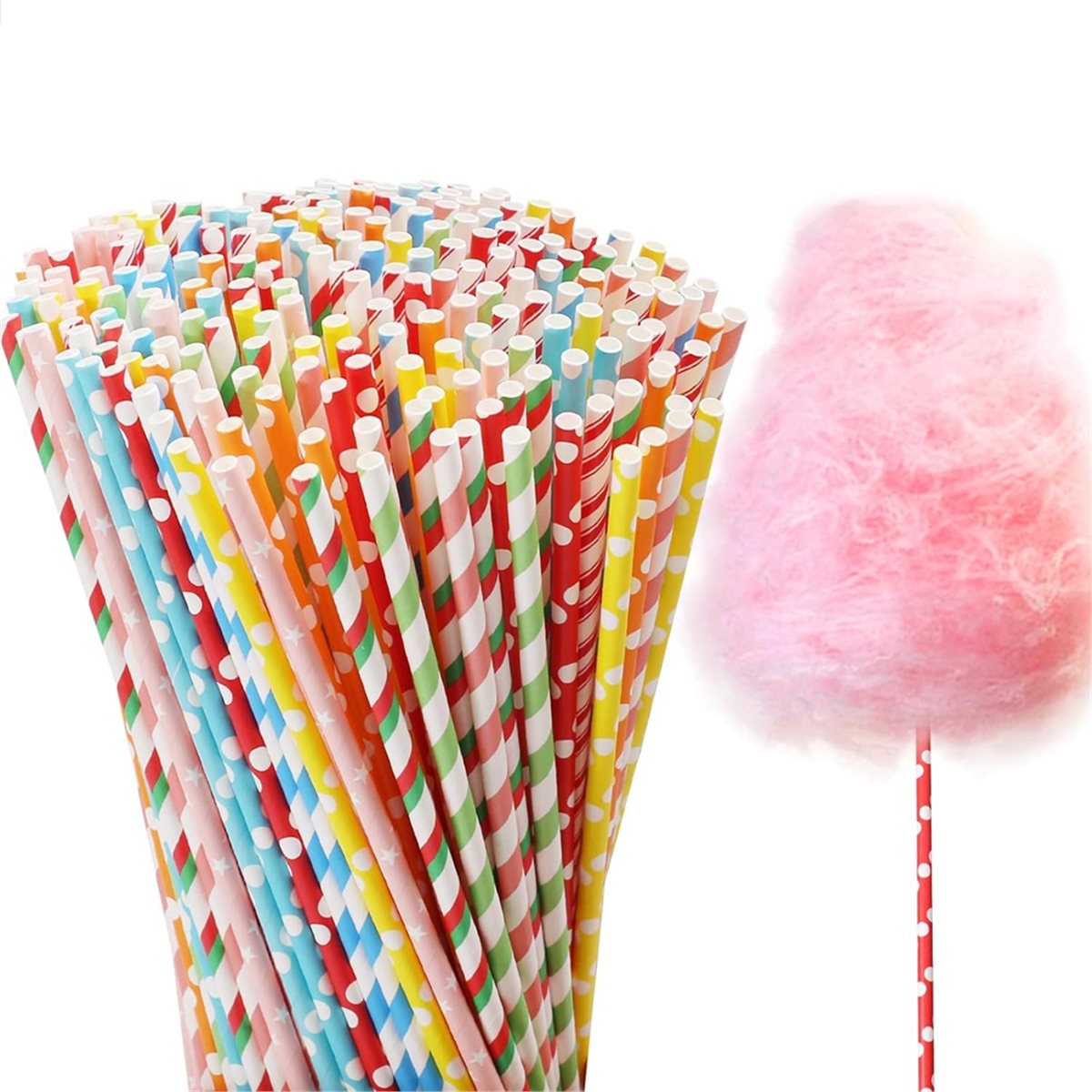 ABZT 200 Buah Kerucut Permen K - Cotton Candy Cone ulasan dan harga