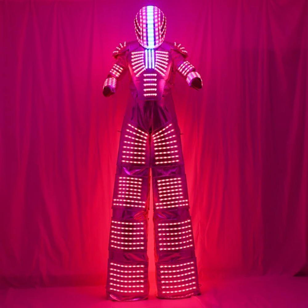 Kostum Robot LED Dewasa Pakaia - Event Party Dj ulasan dan harga