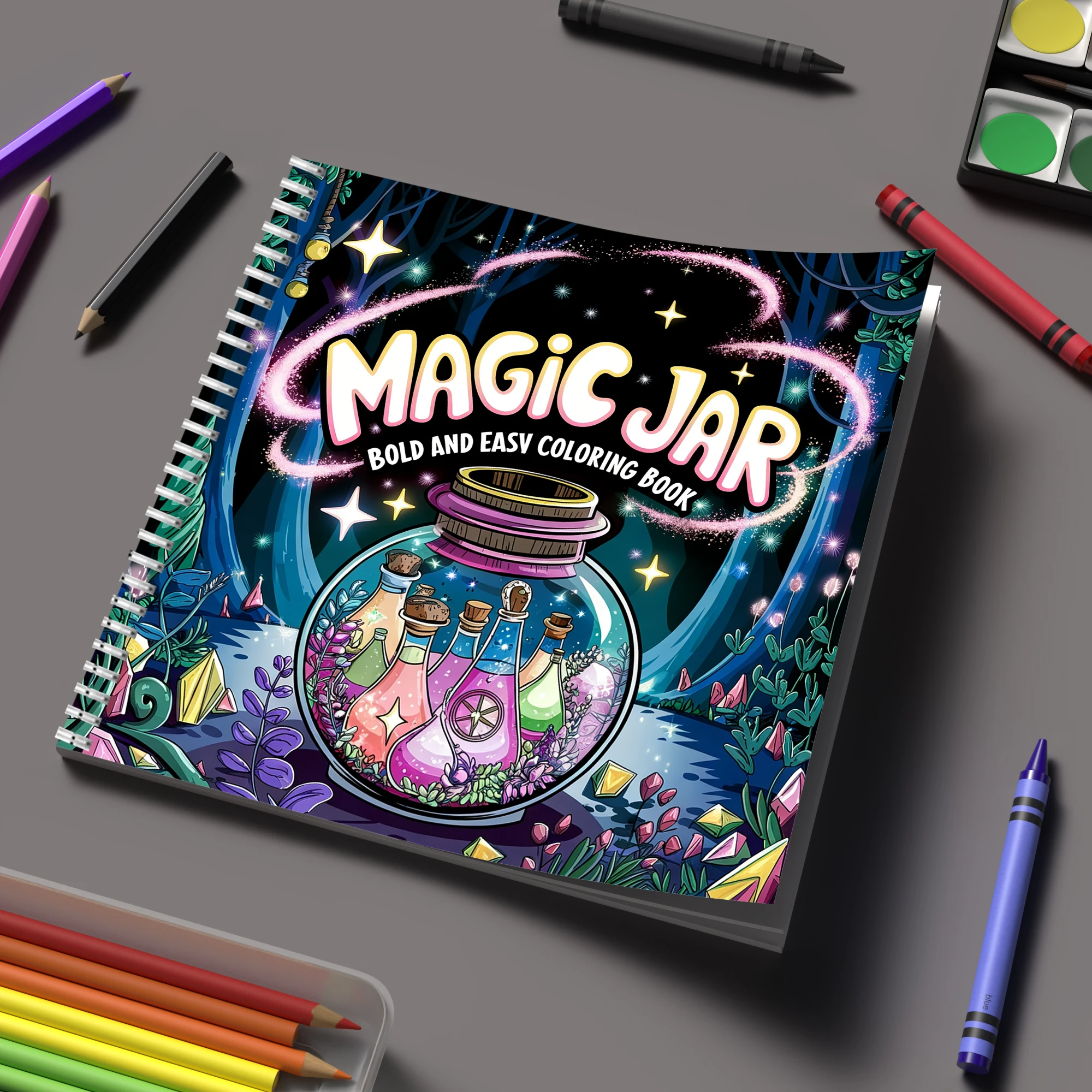 Buku Mewarnai Magic Jar untuk  - Supply Event ulasan dan harga