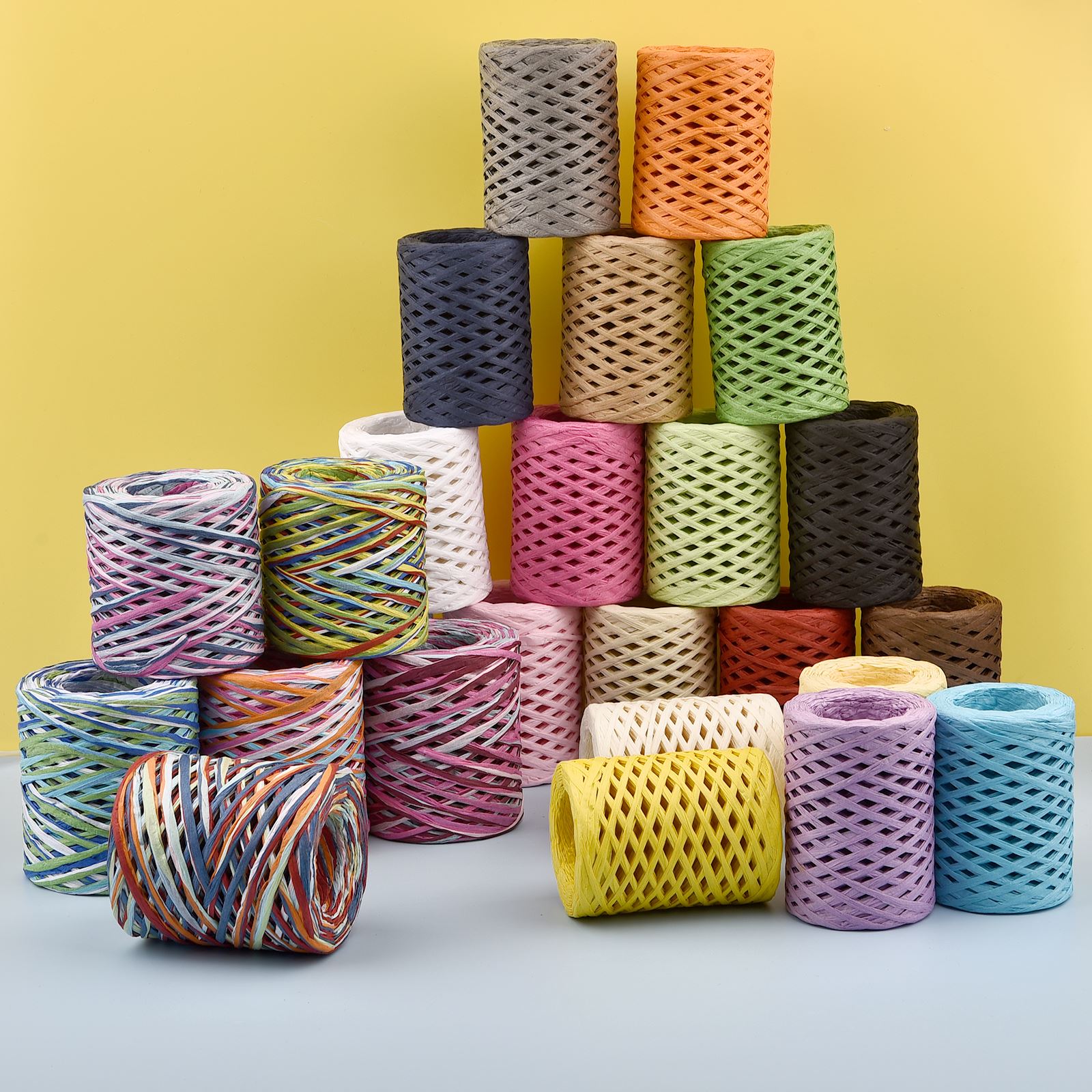 100M/Roll Benang Pita Kertas R - Papercraft Supply Ribbon ulasan dan harga