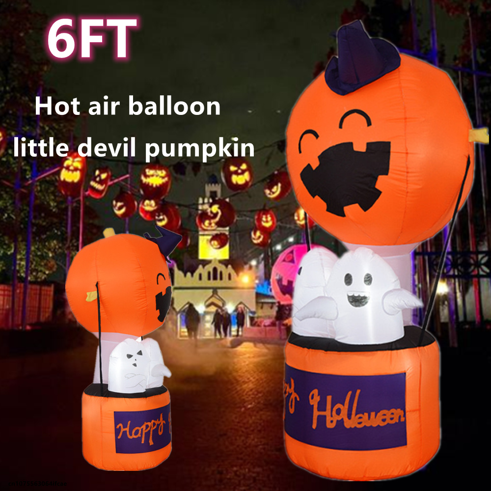 Halloween balon tiup 1.8m udar - Led Balloon Light ulasan dan harga