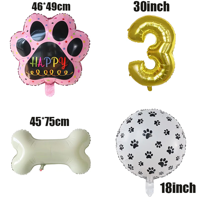Balon WOOF Emas, Perlengkapan  - Let'S Party Event Supply ulasan dan harga