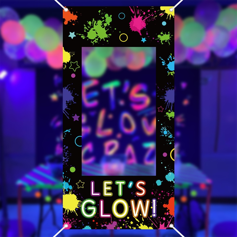 Bingkai Foto Neon Let's Glow,  - Let'S Party Event Supply ulasan dan harga
