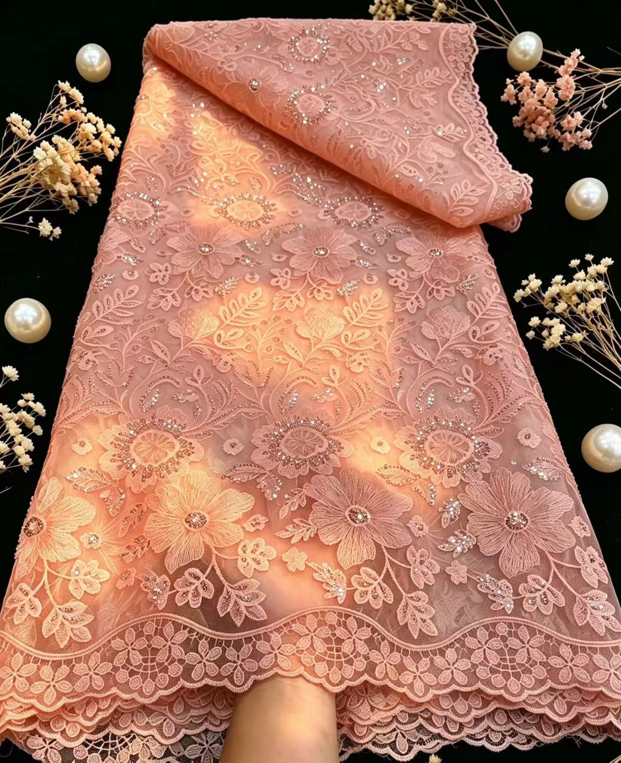 Kain Renda Payet Jaring Tulle  - Glitter Tablecloth ulasan dan harga