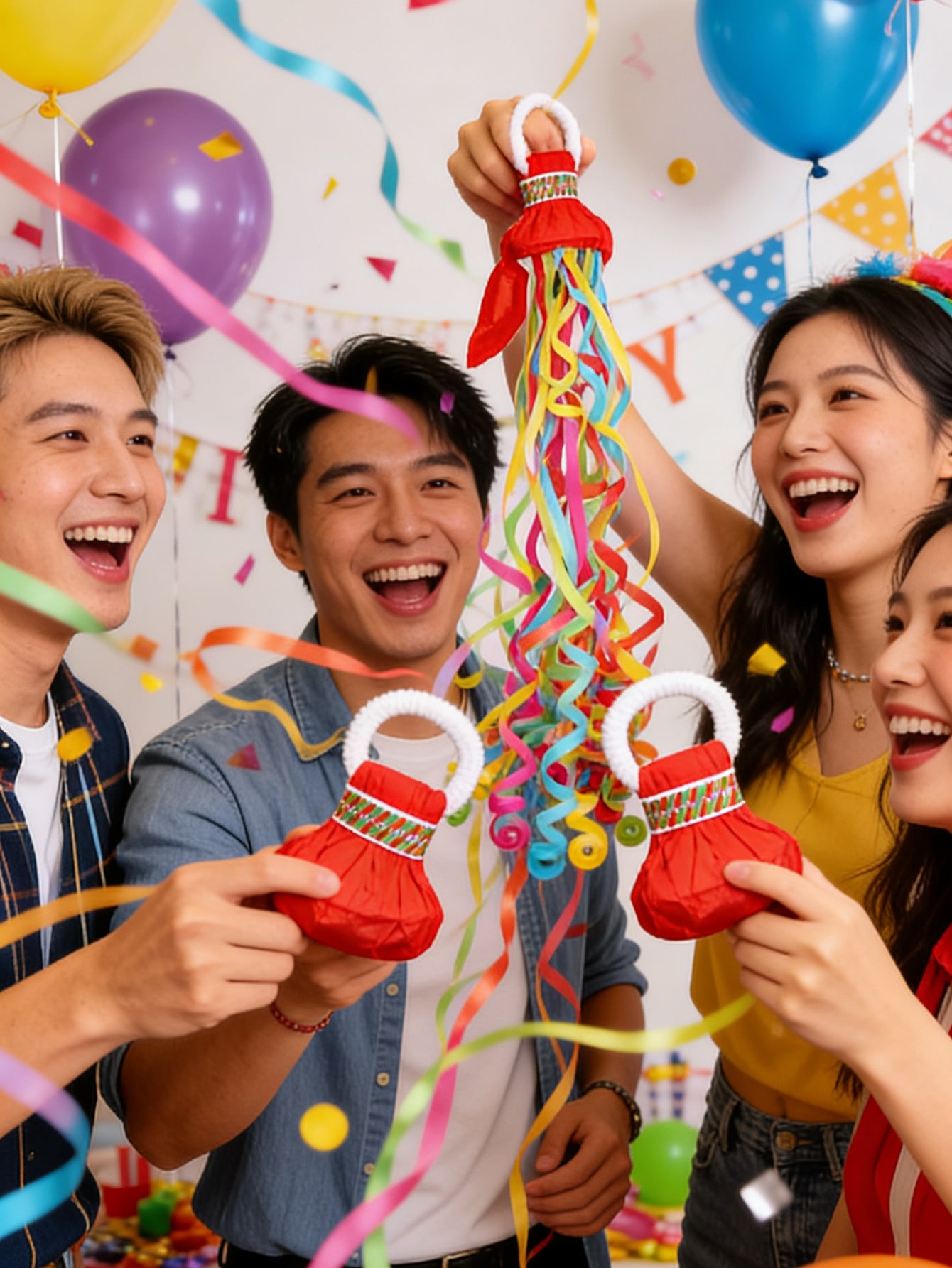 2/5/10 Paket Tabung Meriam Kon - Confetti Cannon Tube ulasan dan harga
