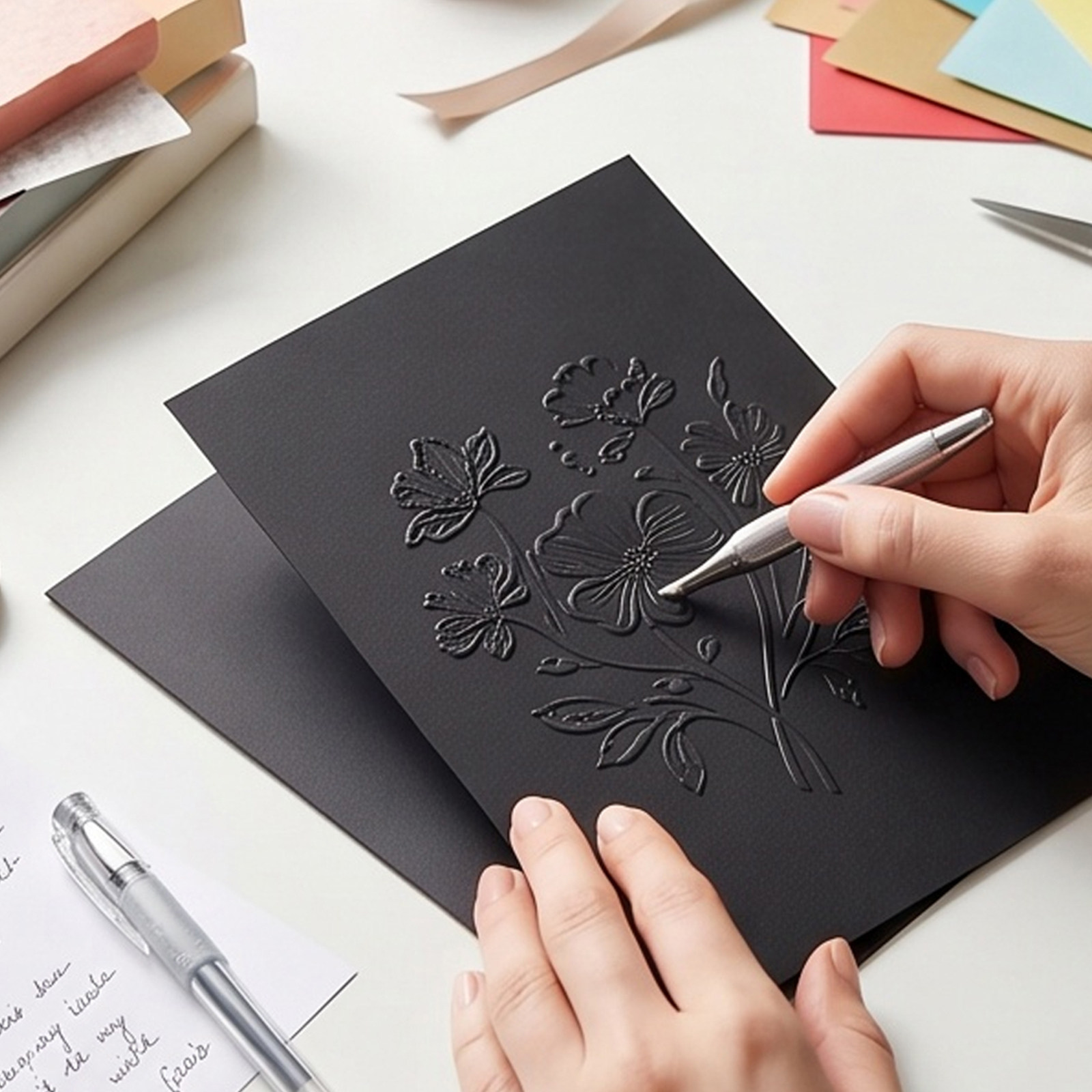 60 Lembar Kertas Karton Hitam  - Papercraft Supply Invitation ulasan dan harga