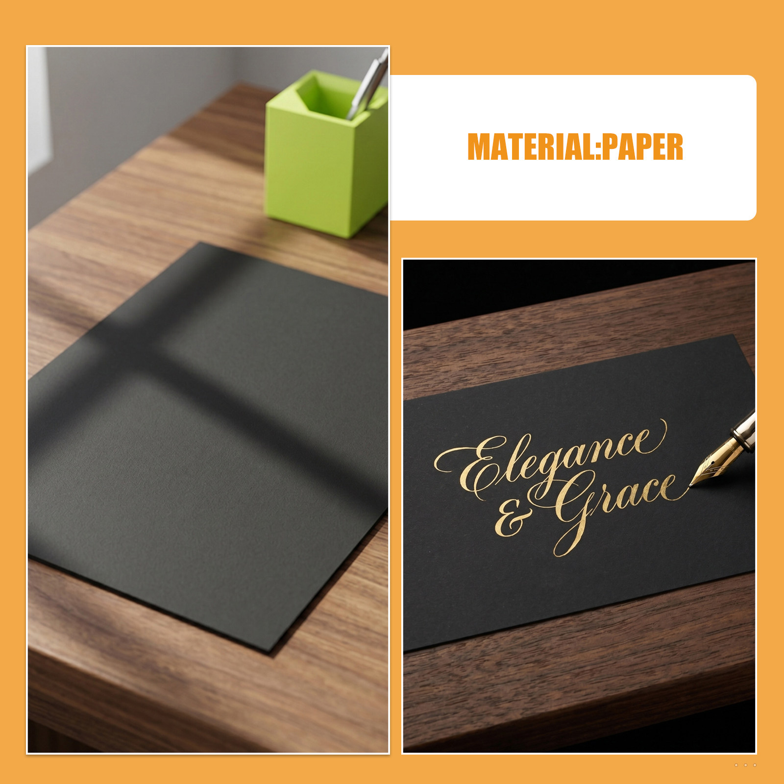 60 Lembar Kertas Karton Hitam  - Papercraft Supply Invitation ulasan dan harga