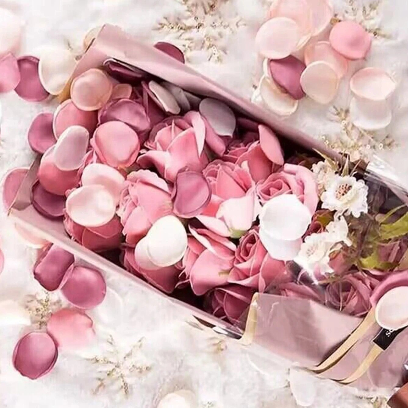 100pcs bunga buatan sutra kelo - Confetti Cannon Tube ulasan dan harga