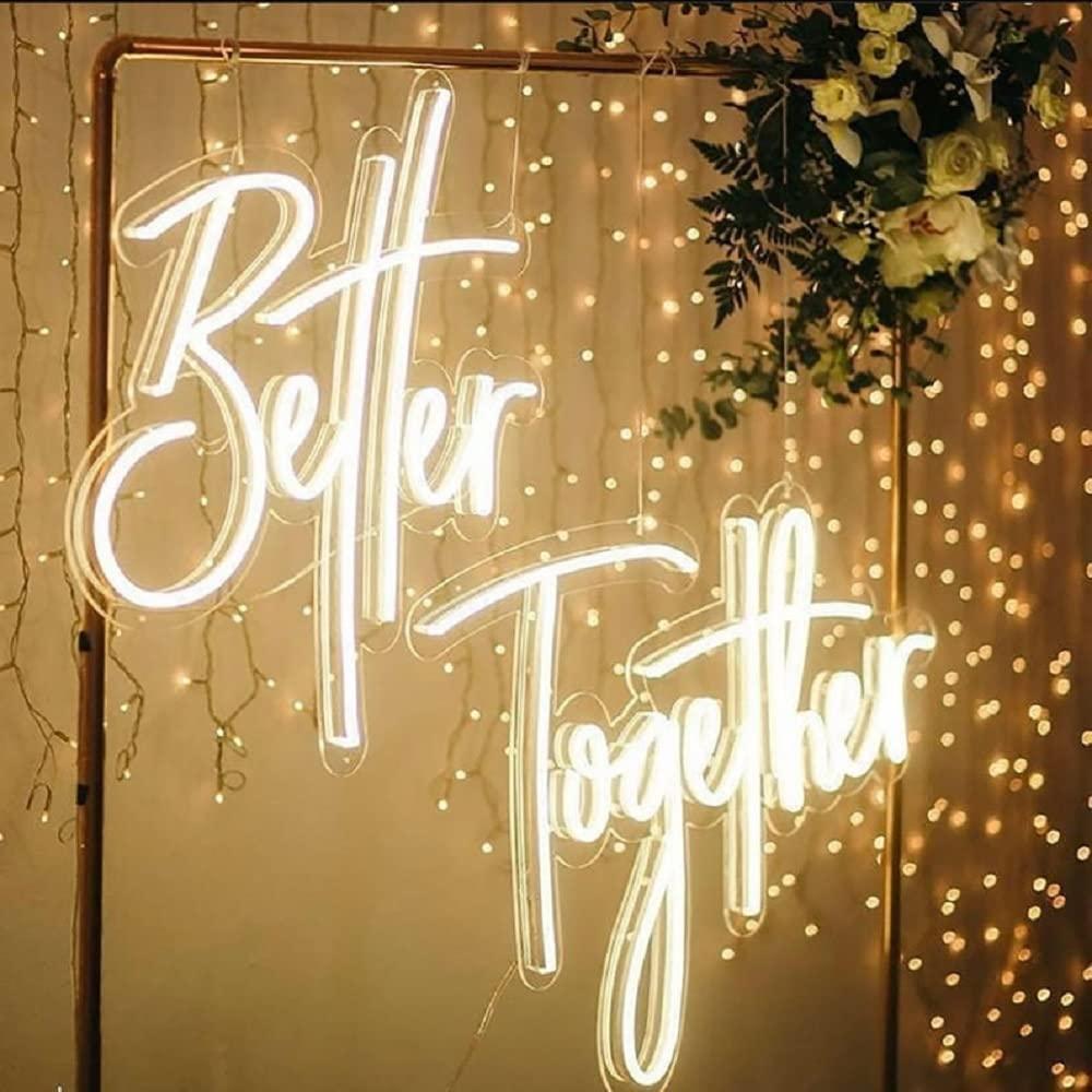 Lampu Neon LED USB Dimmable Be - Neon Sign Party ulasan dan harga