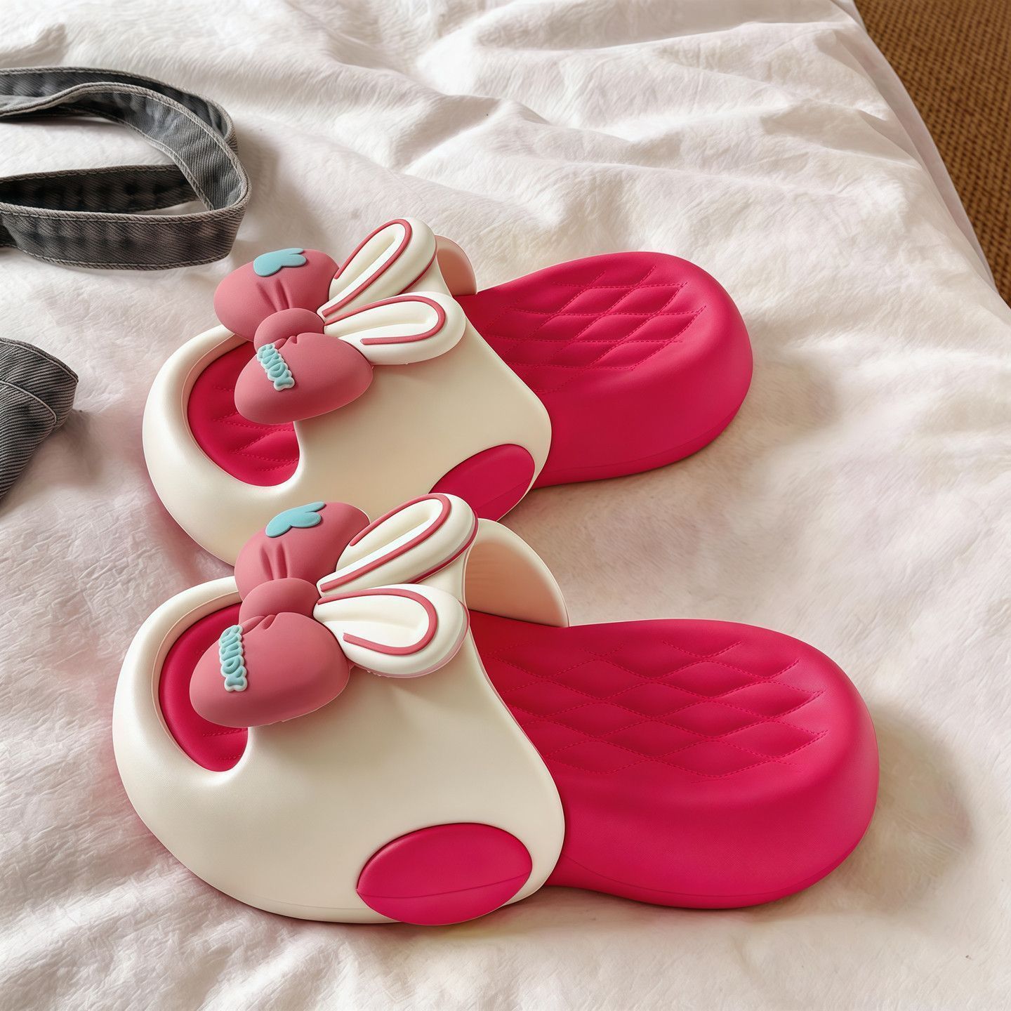 Sandal Platform Telinga Kelinc - Cotton Candy Cone ulasan dan harga