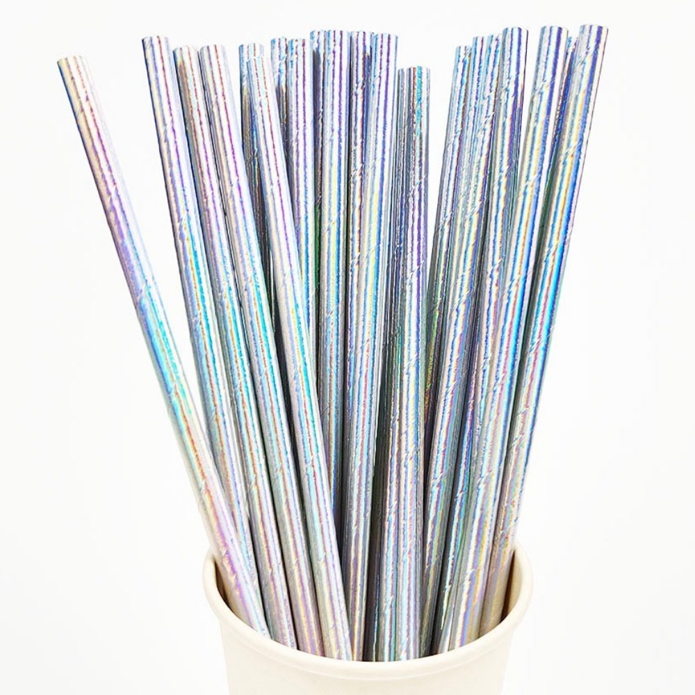 25Pcs Pearlescent Bronzing ker - Paper Straw Color ulasan dan harga