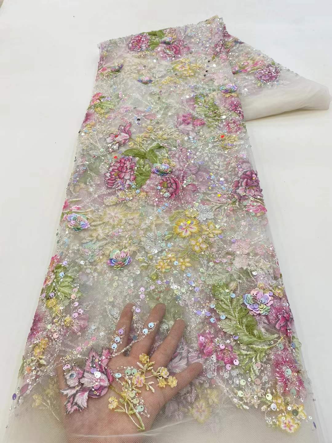 Kain Renda Afrika 2026 Kualita - Glitter Tablecloth ulasan dan harga