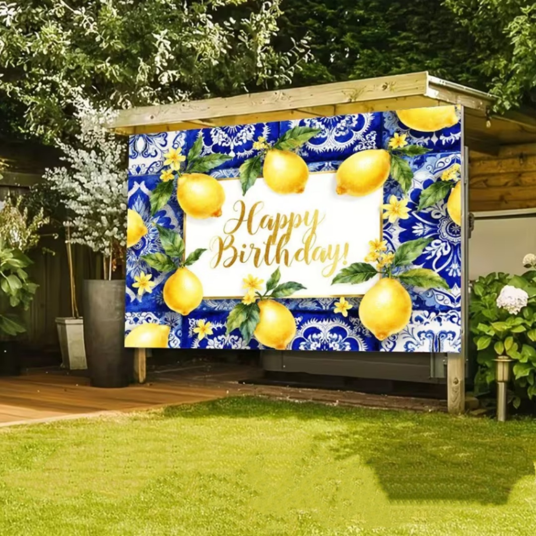Dekorasi Pesta Ulang Tahun Lem - Dessert Table Backdrop ulasan dan harga