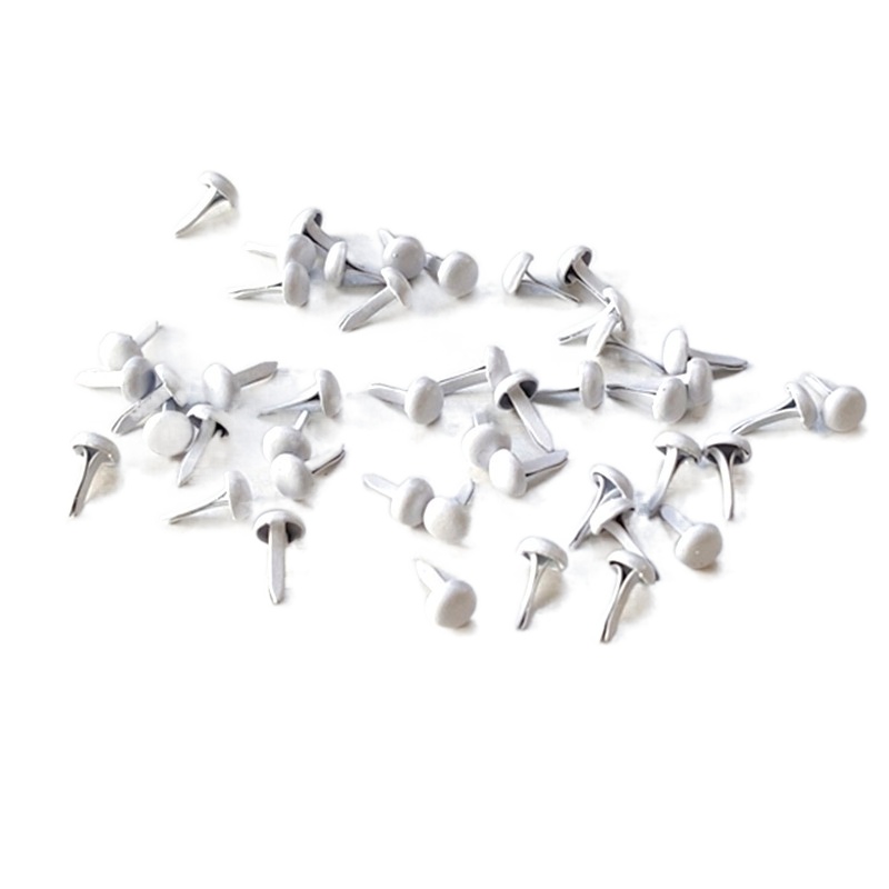 500 Pcs 4.5 Mm Logam Putih Bra - Papercraft Supply Invitation ulasan dan harga