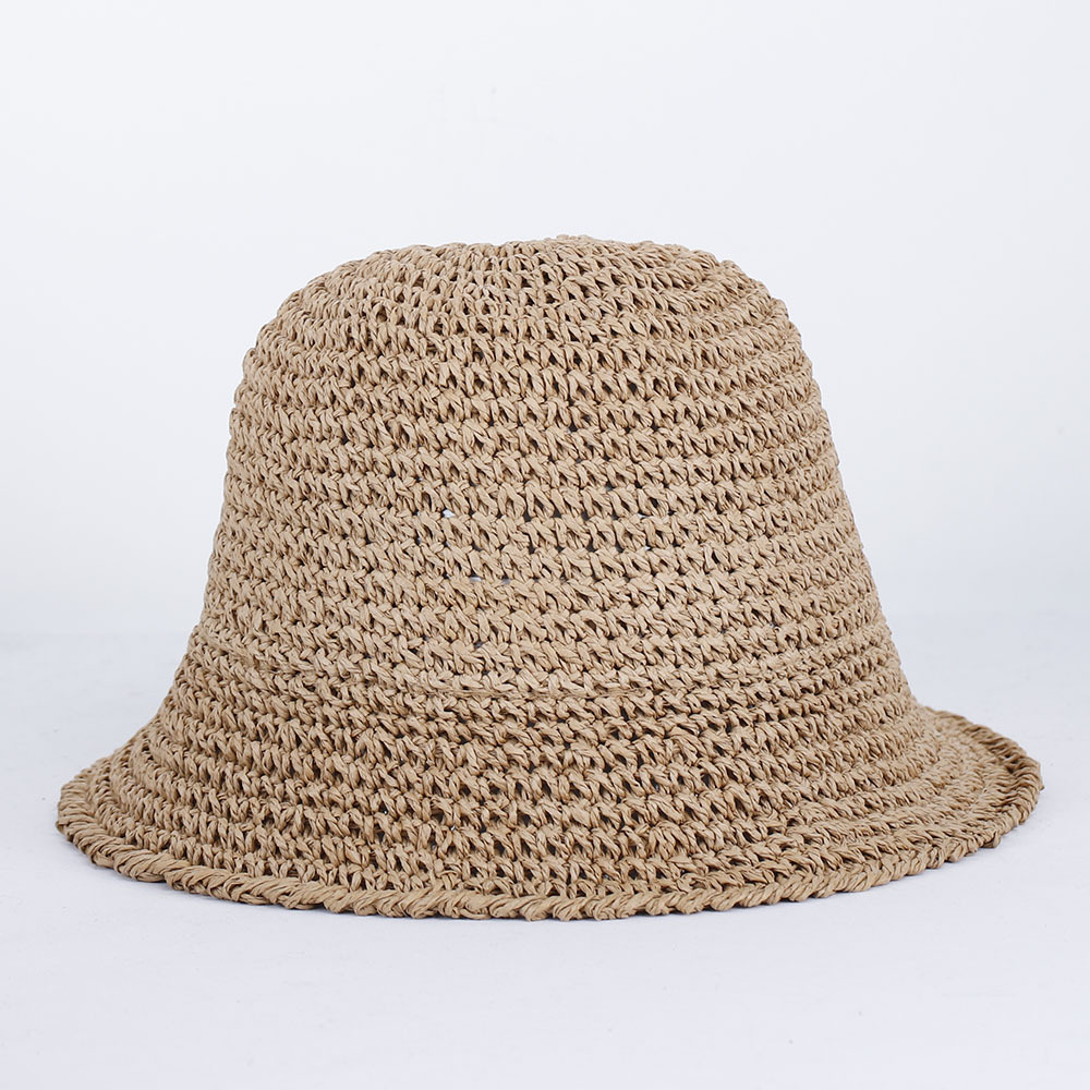 Topi matahari wanita, topi pan - Paper Straw Color ulasan dan harga