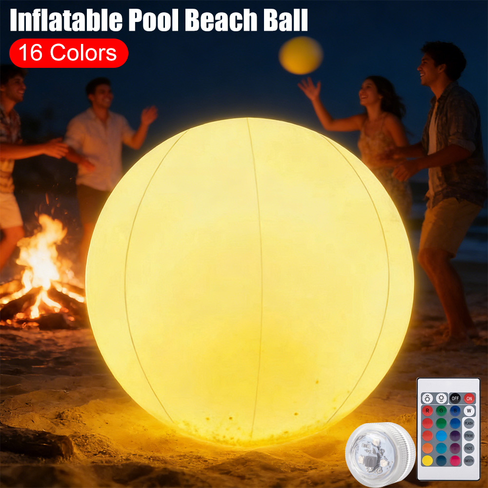 Bola Pantai Kolam Renang Tiup  - Led Balloon Light ulasan dan harga