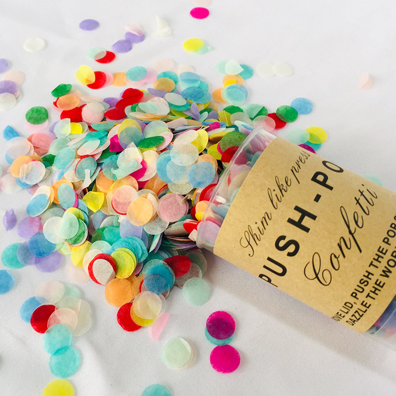 2 Buah Multiwarna Kertas Memo  - Confetti Cannon Tube ulasan dan harga