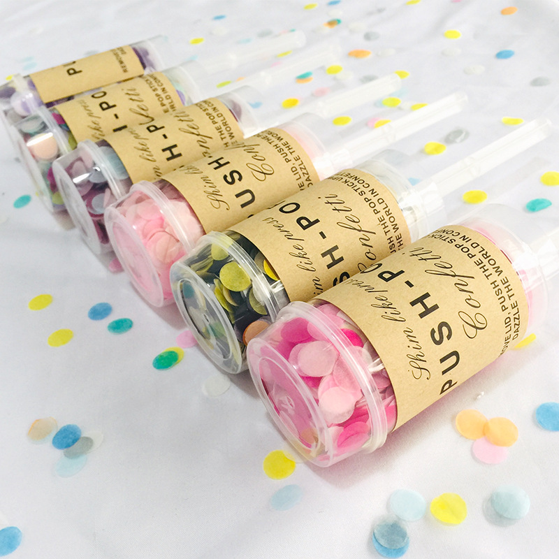 2 Buah Multiwarna Kertas Memo  - Confetti Cannon Tube ulasan dan harga