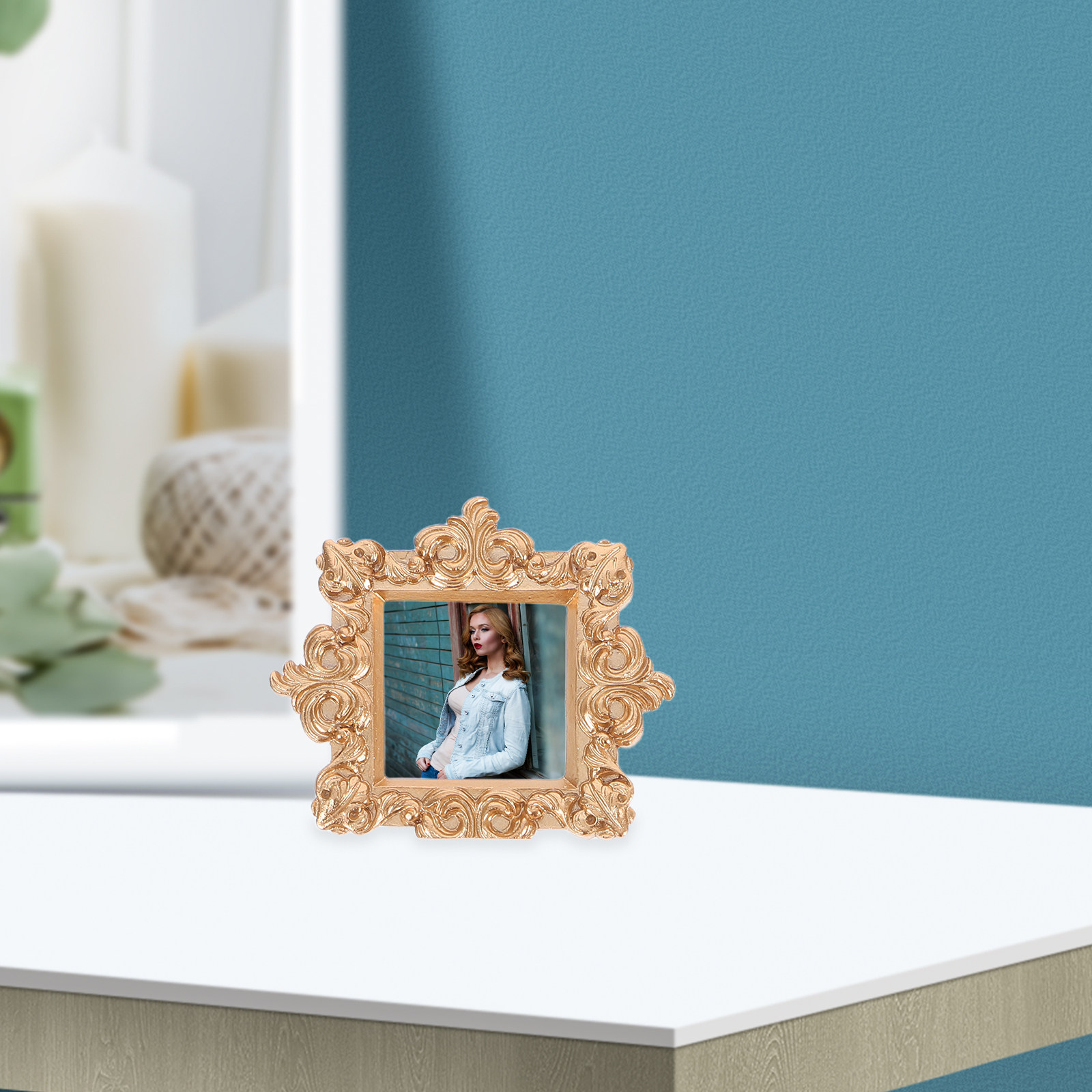 4Pcs Bingkai Foto Mini Vintage - Photo Booth Frame ulasan dan harga