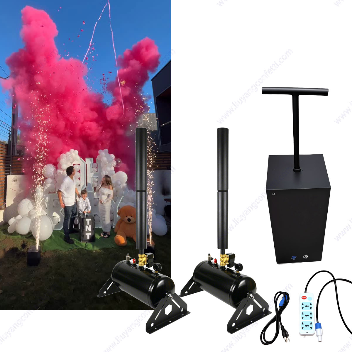 Confetti Streamer Mesin Baby S - Confetti Cannon Tube ulasan dan harga