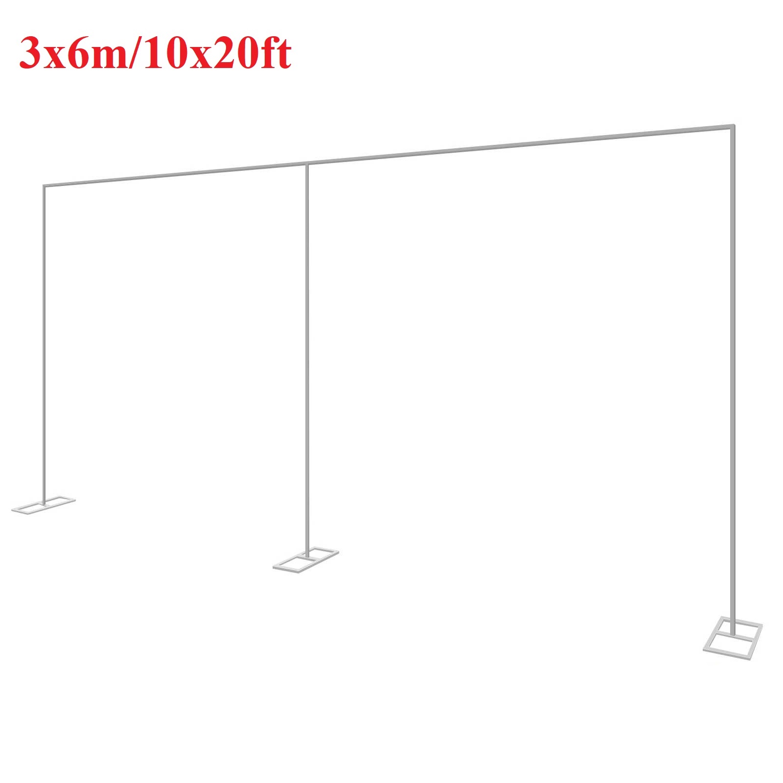 3x6M/10x20ft Logam Pernikahan  - Photo Booth Frame ulasan dan harga