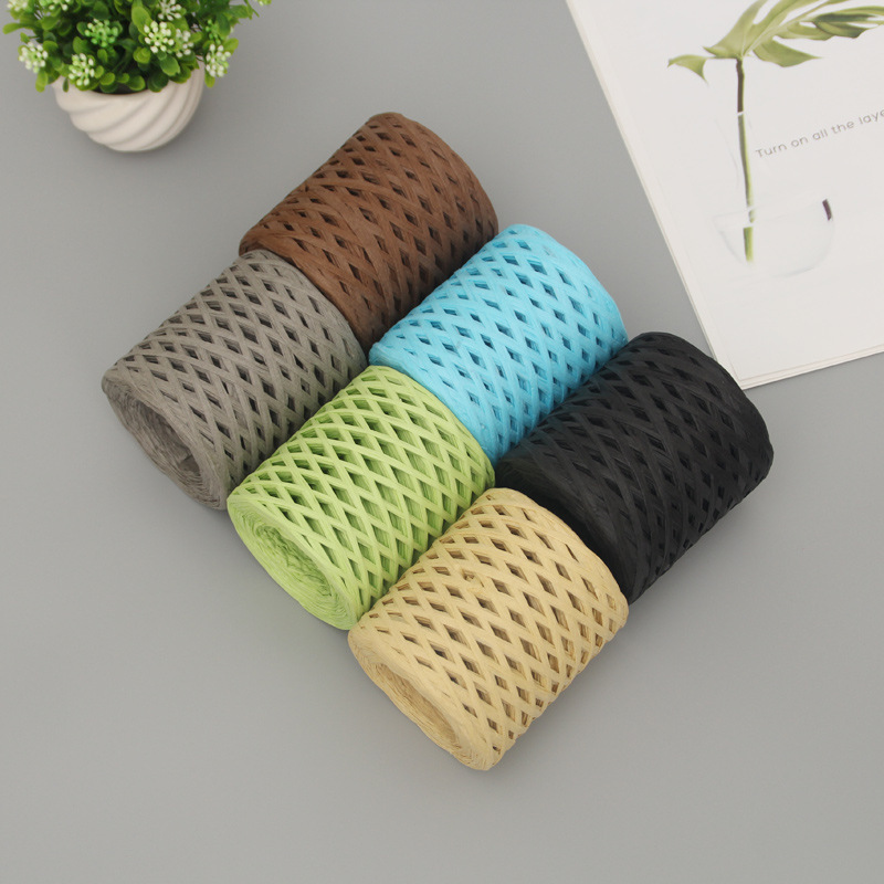 200m benang rafia tali pita al - Papercraft Supply Ribbon ulasan dan harga