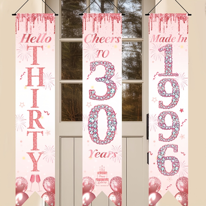 Set Spanduk Pintu Ulang Tahun  - Party Banner Gold ulasan dan harga
