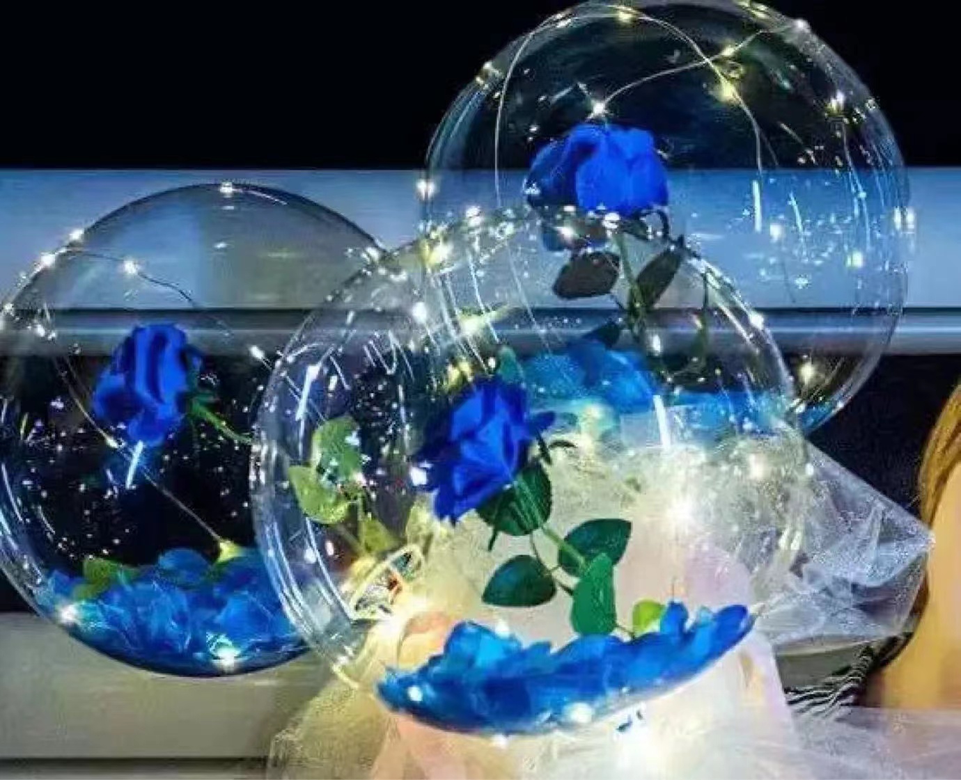 LED Balon Bercahaya Buket Mawa - Led Balloon Light ulasan dan harga