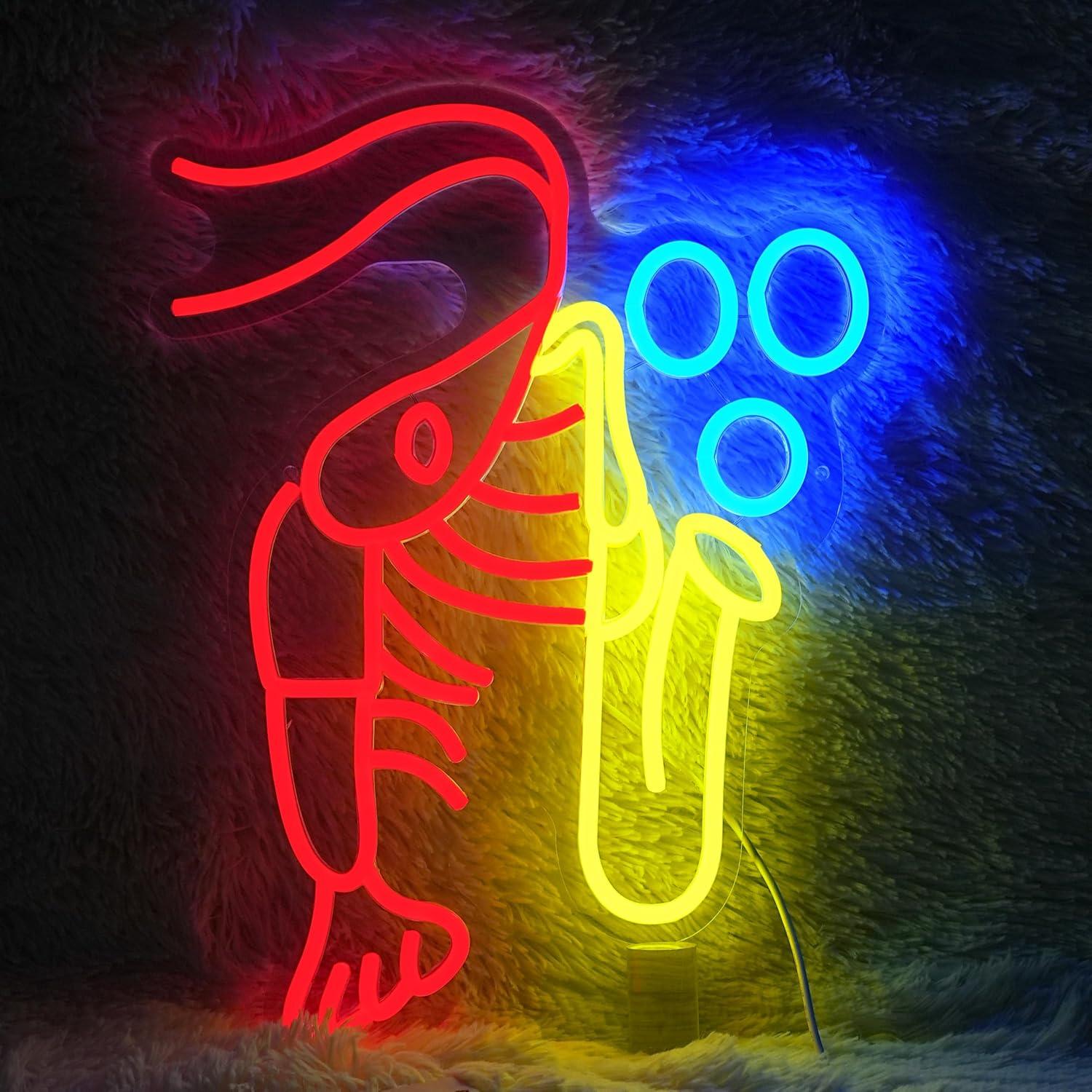 Lampu Neon Saxophone Lobster,  - Neon Sign Party ulasan dan harga